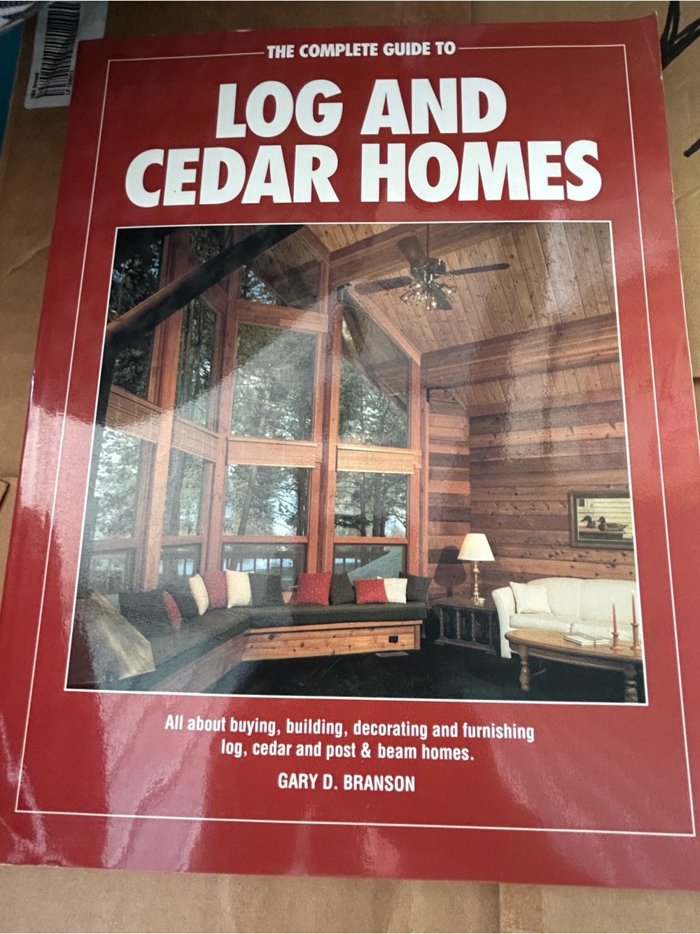 Log and Cedar Homes Guidebook - Red Cover